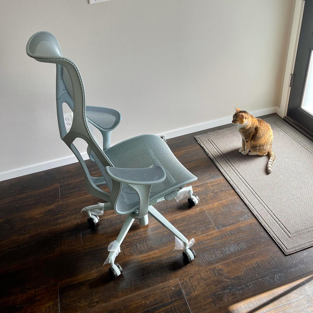 Herman Miller Cosm Designer Chair, High Back, Leaf Arms