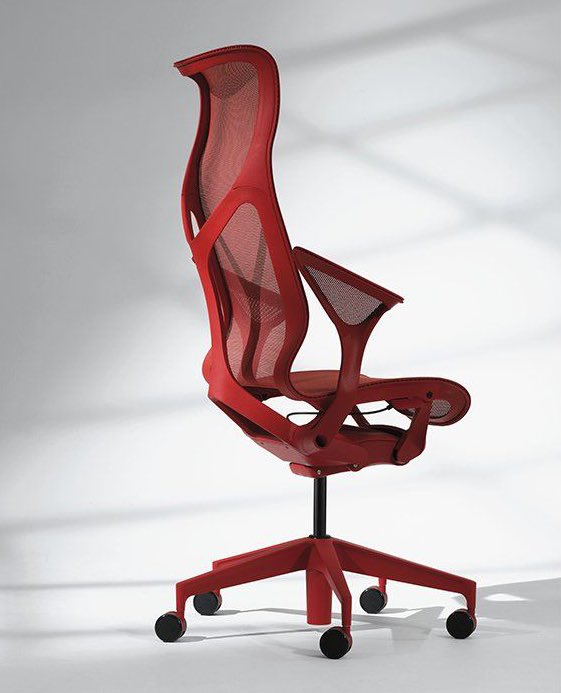 Herman Miller Cosm Designer Chair, High Back, Leaf Arms