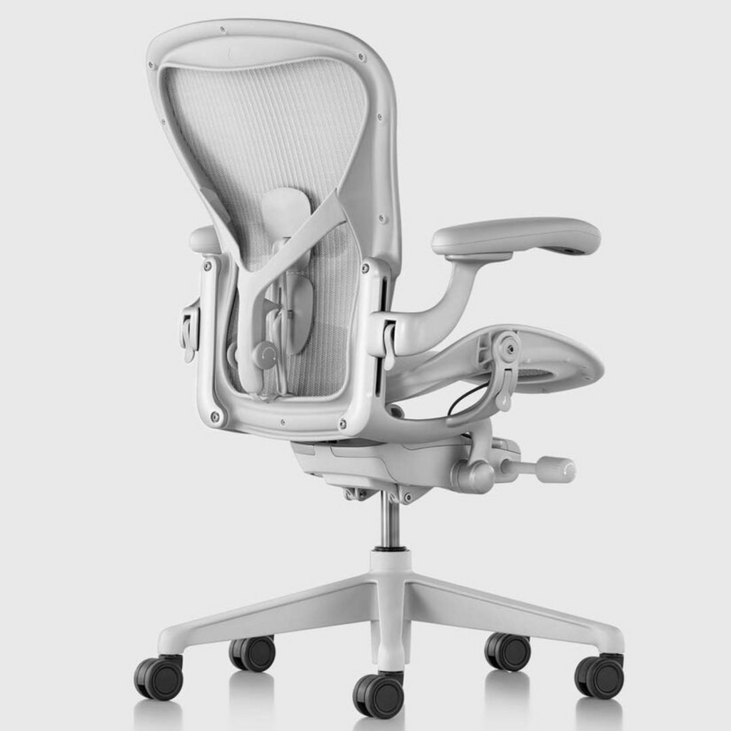 herman miller aeron remastered chair mineral product image side back