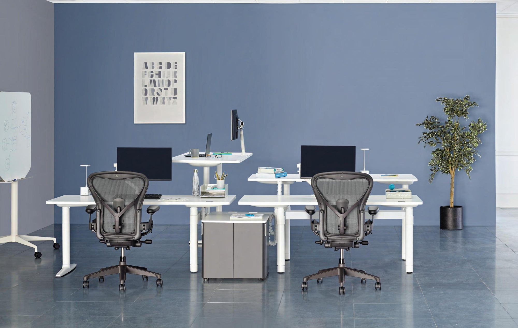 herman miller aeron remastered chairs size b office workplace setup