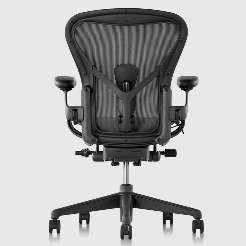 herman miller aeron remastered graphite chair product image back