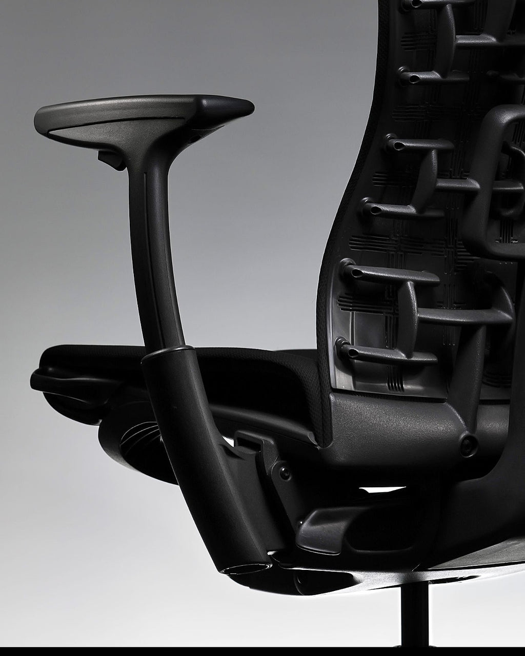 herman miller embody chair graphite melbourne studio setup armrests view