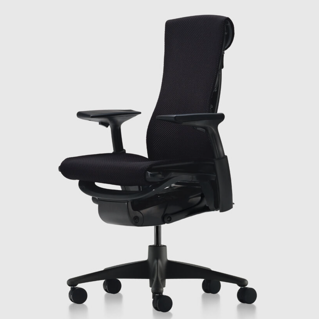herman miller embody ergonomic gaming chair graphite side front