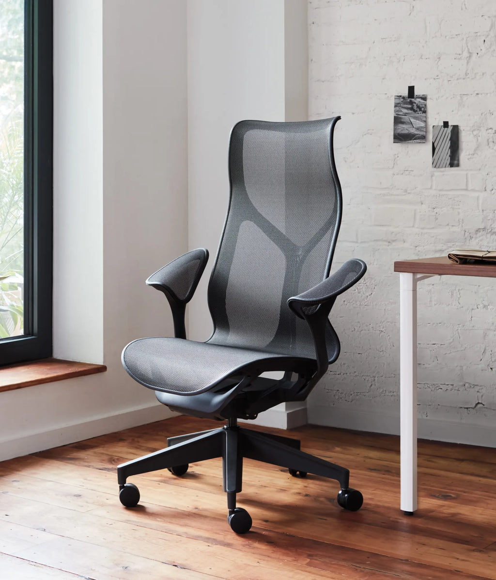 Herman Miller Cosm Designer Chair, High Back, Leaf Arms